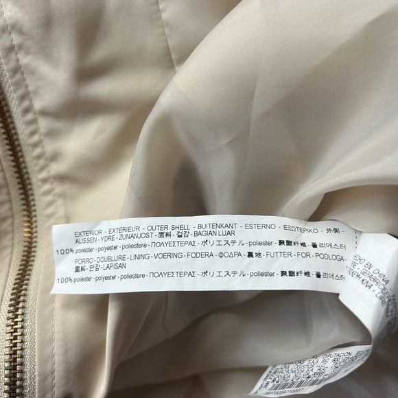Zara Zip Up Hooded Windbreaker‎ Jacket size Medium - Picture 6 of 7